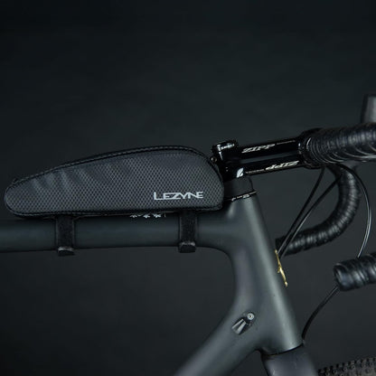 Lezyne Energy Caddy Top Tube Bag 0.7L Water-Resistant Bike Storage Black