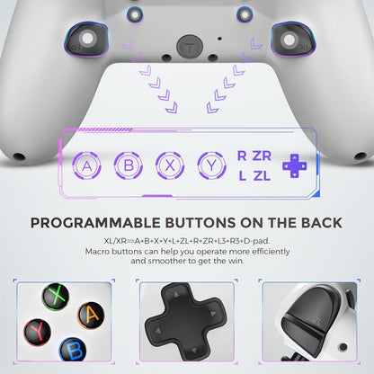 Switch Controller for Switch 2 with RGB/Turbo/Marko/Vibration/6 Axis Gyro/Wakeup