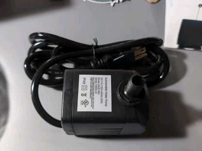 CWKJTOP 400GPH Submersible Water Pump 25W 6.5ft Lift w/ Tubing & Nozzles