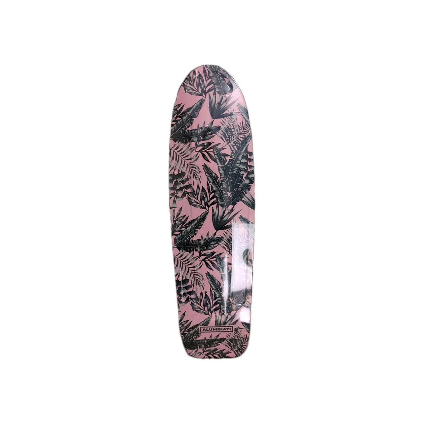 Aluminati Flush Floral 28" Aluminum Cruiser Deck – Made in USA + Free Wax