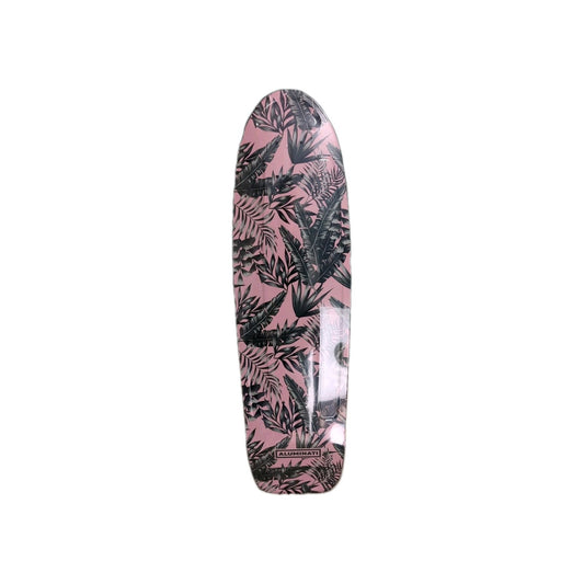 Aluminati Flush Floral 28" Aluminum Cruiser Deck – Made in USA + Free Wax