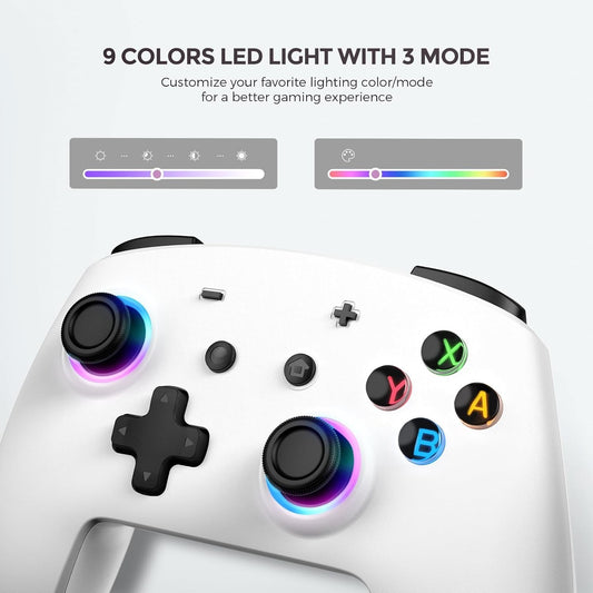 Switch Controller for Switch 2 with RGB/Turbo/Marko/Vibration/6 Axis Gyro/Wakeup