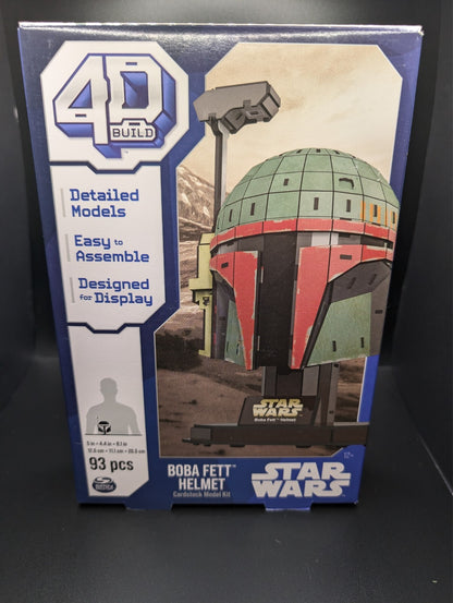 4D BUILD - Star Wars Boba Fett Model Kit Puzzle 93pc - Child Game 12+ - New