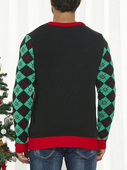 Men’s Ugly Christmas Sweater Holiday Pullover Knit – Size Small