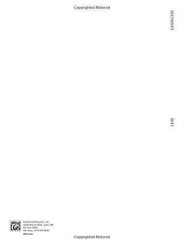 Duet for Viola and Cello by Beethoven Kalmus Edition Sheet Music