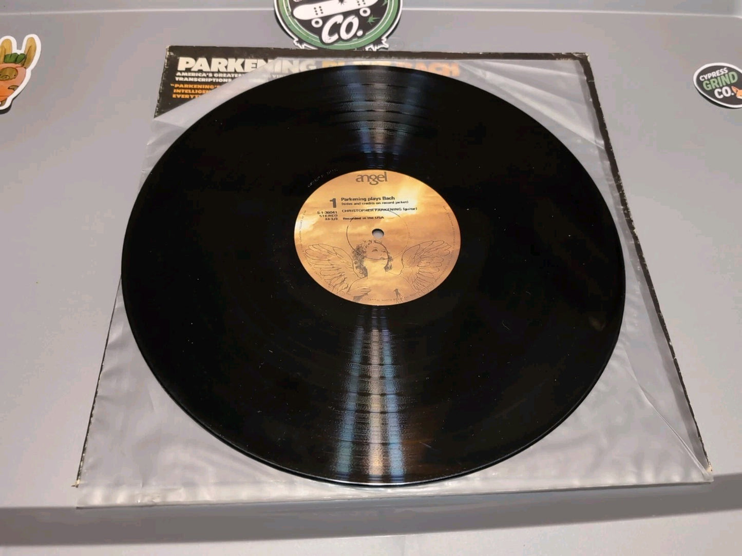 Christopher Parkening Plays Bach Vinyl LP Angel Records 36041