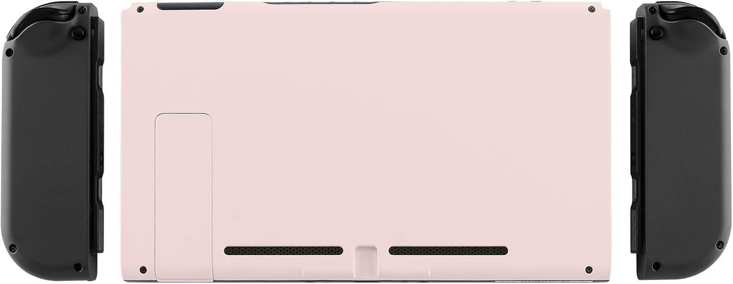 eXtremeRate Cherry Blossoms Pink Console Back Plate for Nintendo Switch, DIY Rep