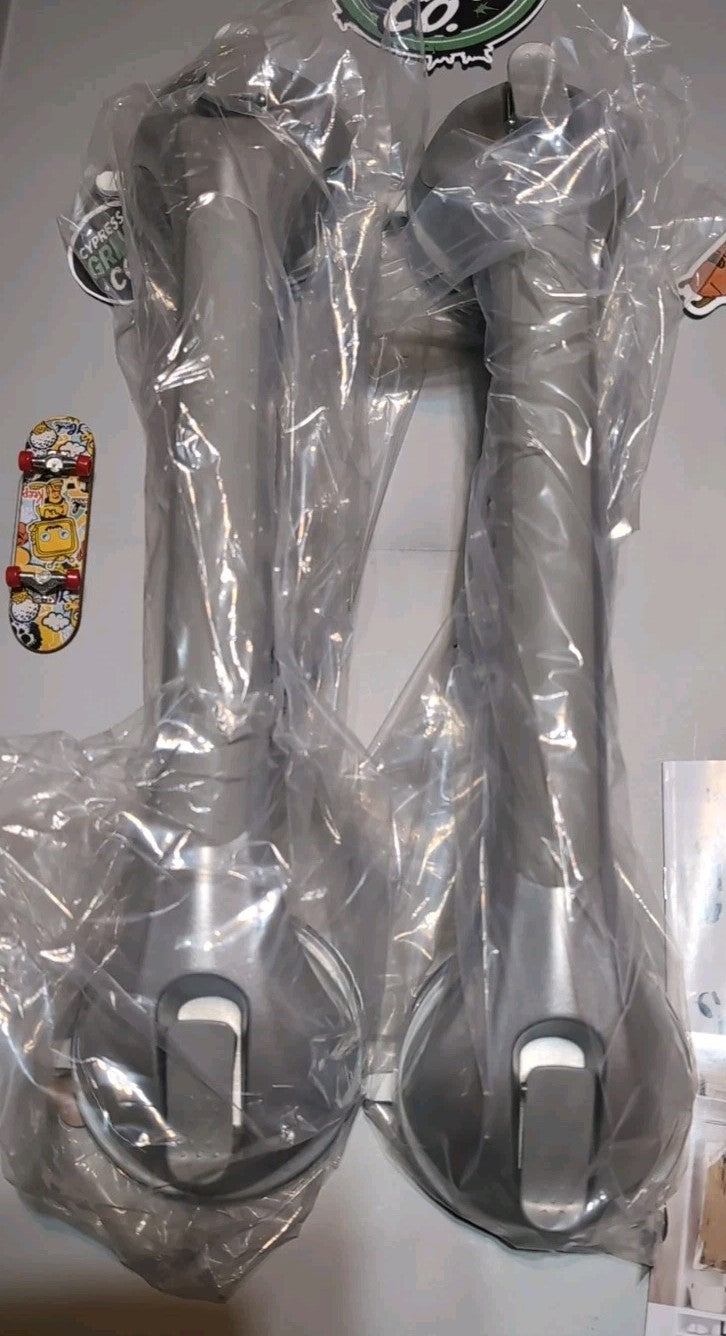  Shower Grab Bars 2 Pack, Suction Grab Bar Easy to Install 16.8” 2 Set Silver