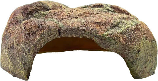 Extra Large Reptile Hide Resin Snake Hides for Ball Pythons Lizard Reddish Brown