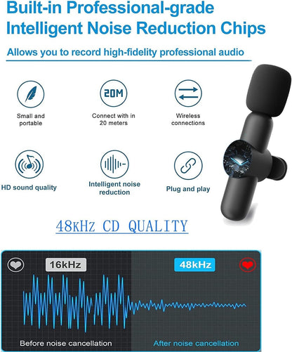 Wireless Lavalier Microphone For Android Phone