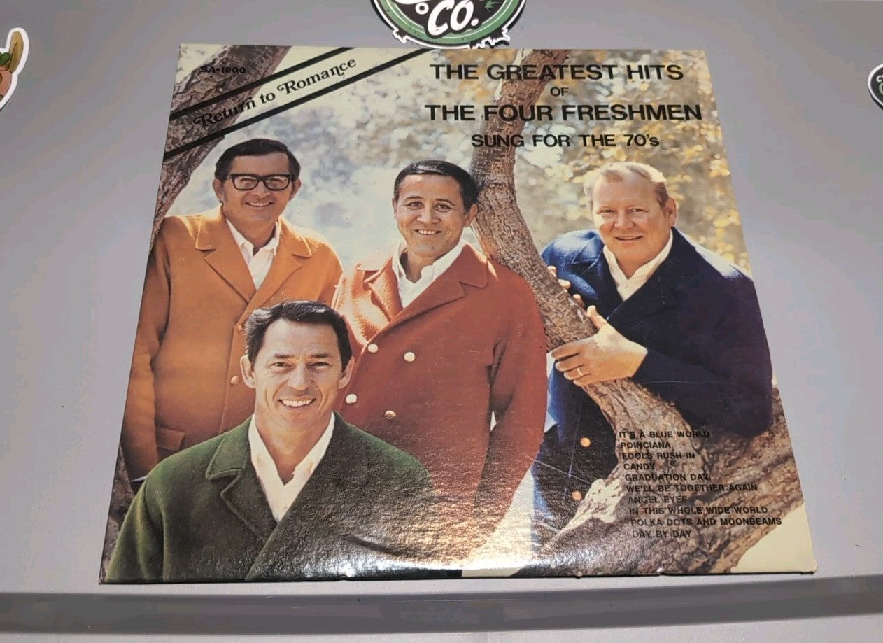 FOUR FRESHMEN: Return To Romance  12" LP 33 RPM SIGNED w/ picture