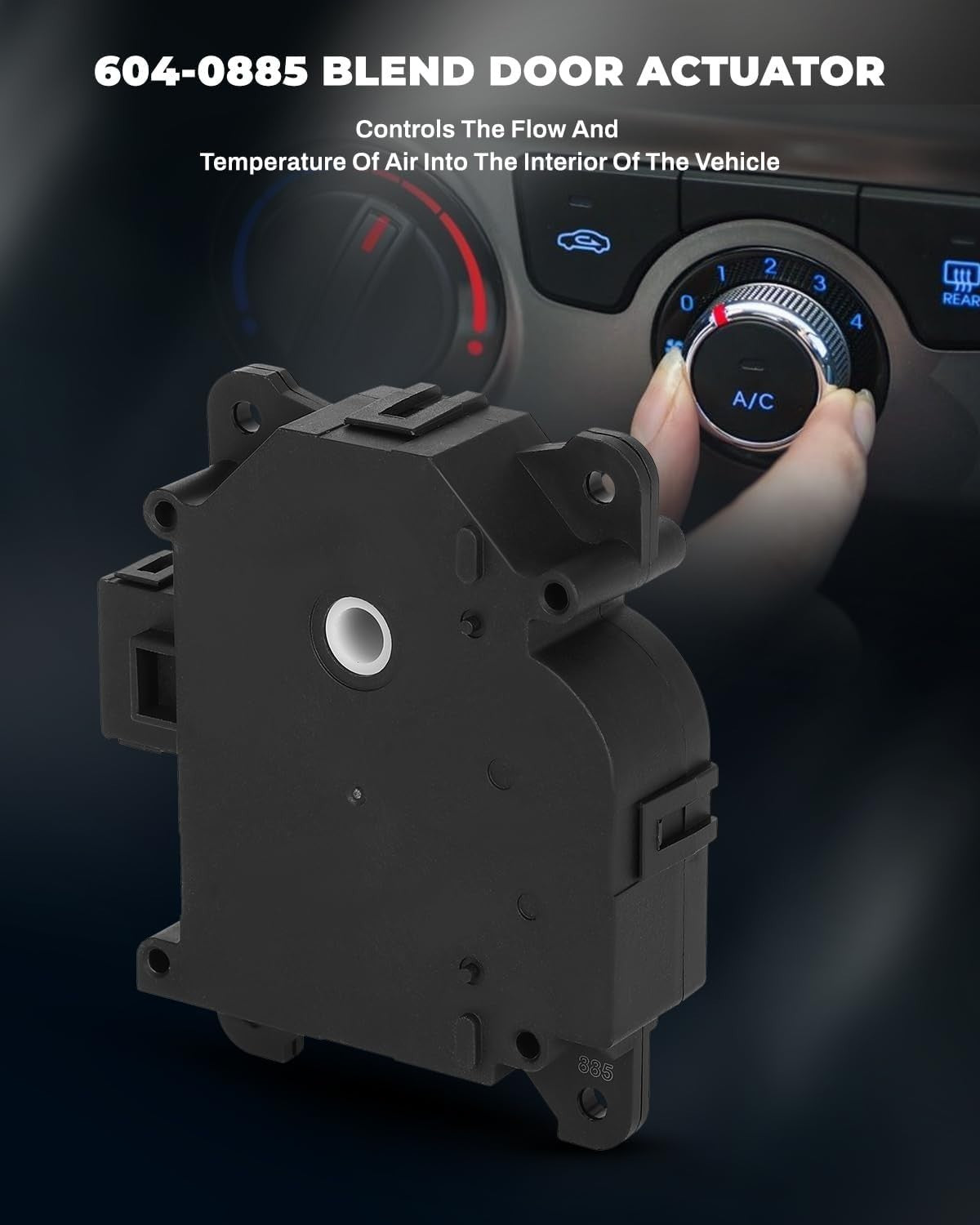 For Odyssey 2005-10 Ridgeline 2006-14 604-885 Blend Door Actuator Temperature