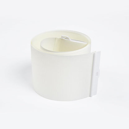 LazBlinds Fabric Vertical Blind Slats 82.5"x3.5" Light Filtering Off White 25pk