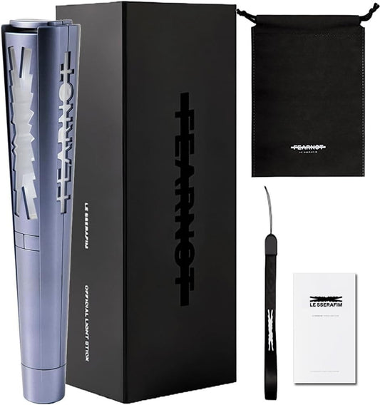 Sayzer LE SSERAFIM Official Lightstick Kpop Merch w/ Strap Dust Bag