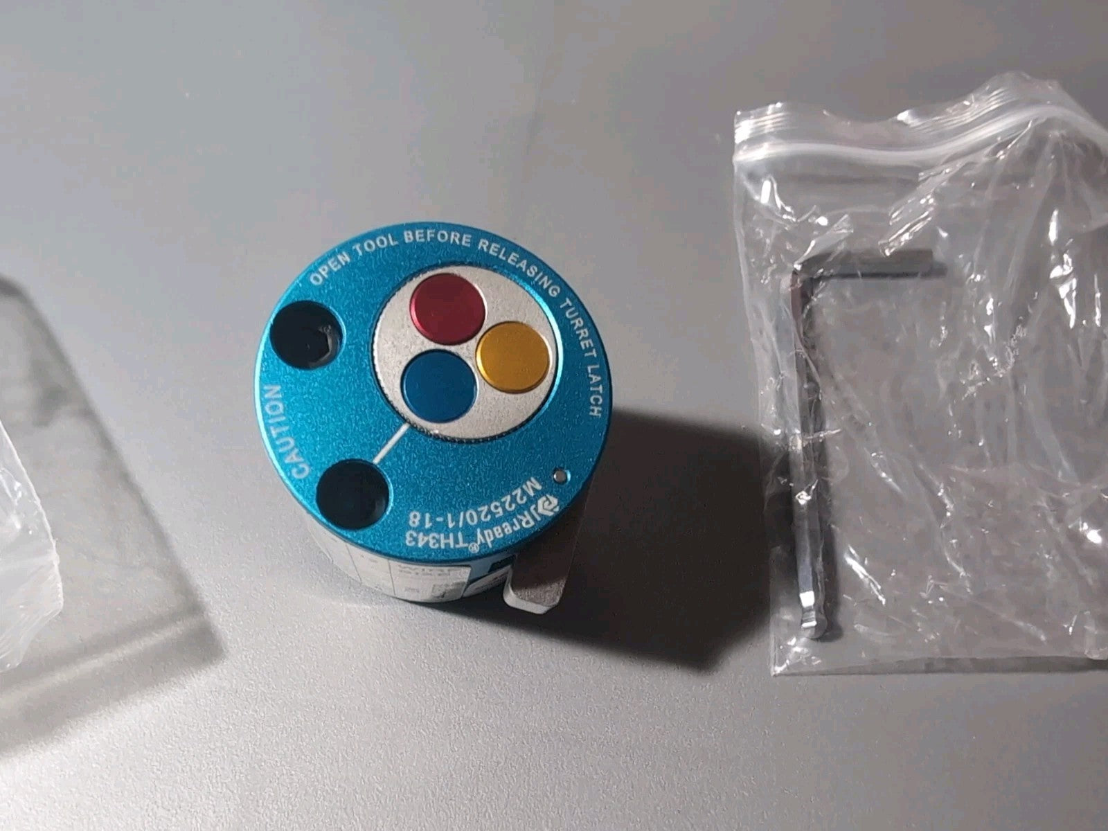 JRready TH343 Turret Head For AS22520/1-01 Series Crimp Tools | DEUTSCH Contacts