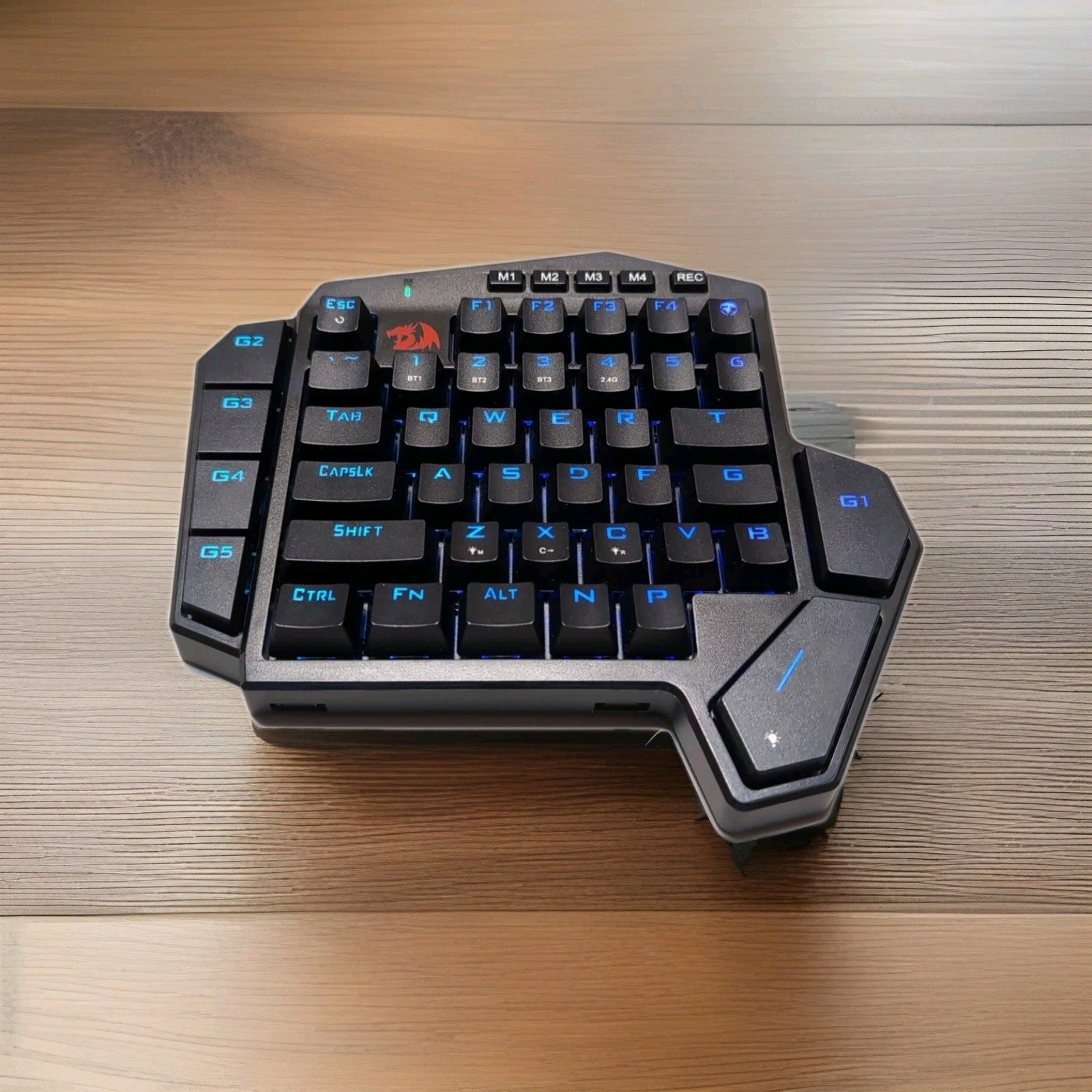 Redragon K585 DITI One-Handed RGB Mechanical Gaming Keyboard Rechargeable Blue
