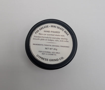Fox Grease Ghost Car Skate Wax – New Car Scent – Hand Poured – Cypress Grind Co