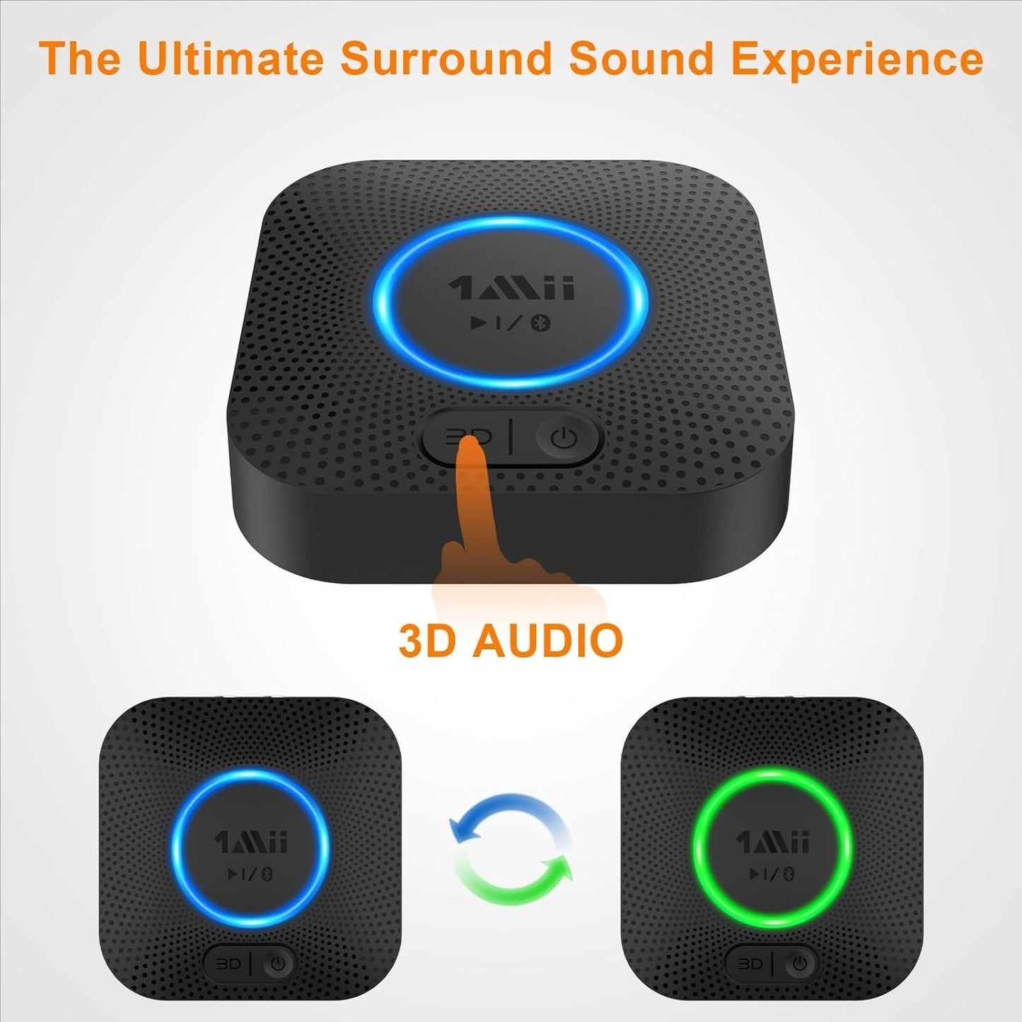 1Mii B06 Plus Bluetooth Receiver, HiFi Wireless Audio Adapter, Bluetooth 5.3 New