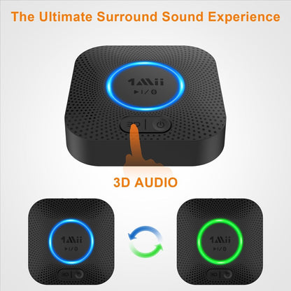 1Mii B06 Plus Bluetooth Receiver, HiFi Wireless Audio Adapter, Bluetooth 5.3 New