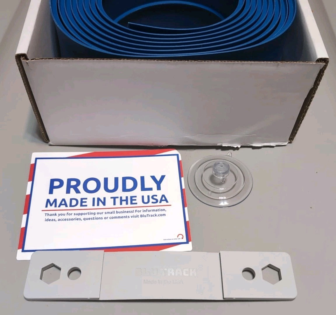 Blu Track Classic 15 Ft Starter Set - 2 Lane wide Flexible Hot Wheels Track