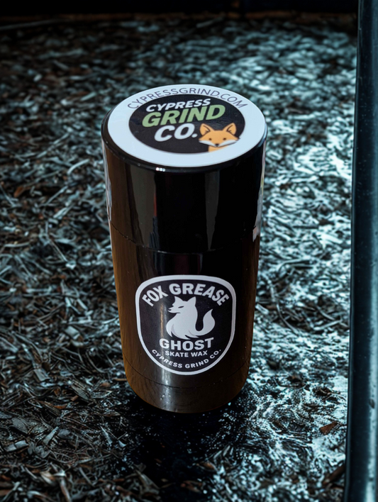 Skateboard Wax – Ghost (Fox Grease) by Cypress Grind Co. 75g Handmade Twist-Up