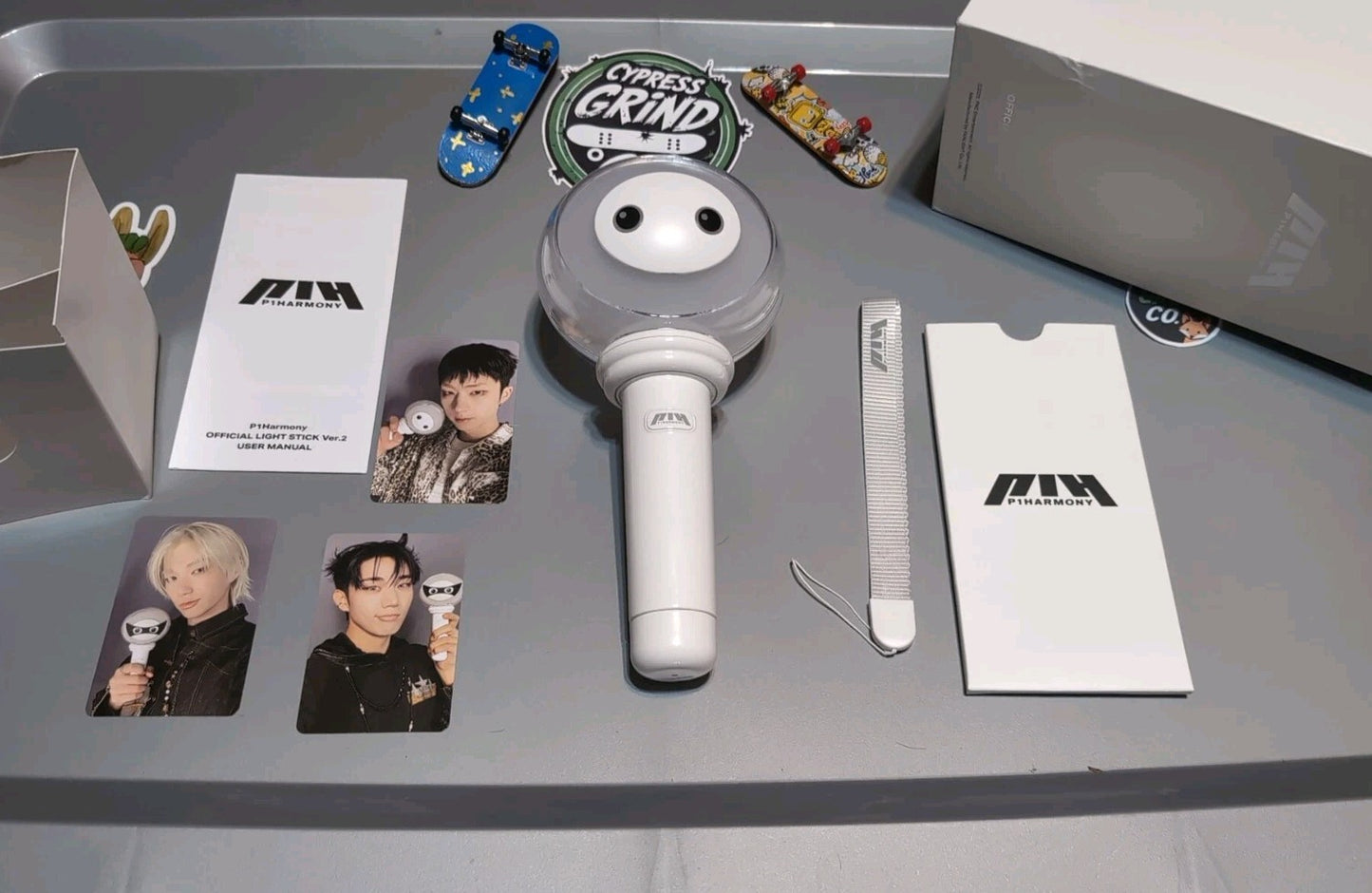 P1Harmony Lightstick Ver 2 Official Sayzer P1H Light Stick with Photocards