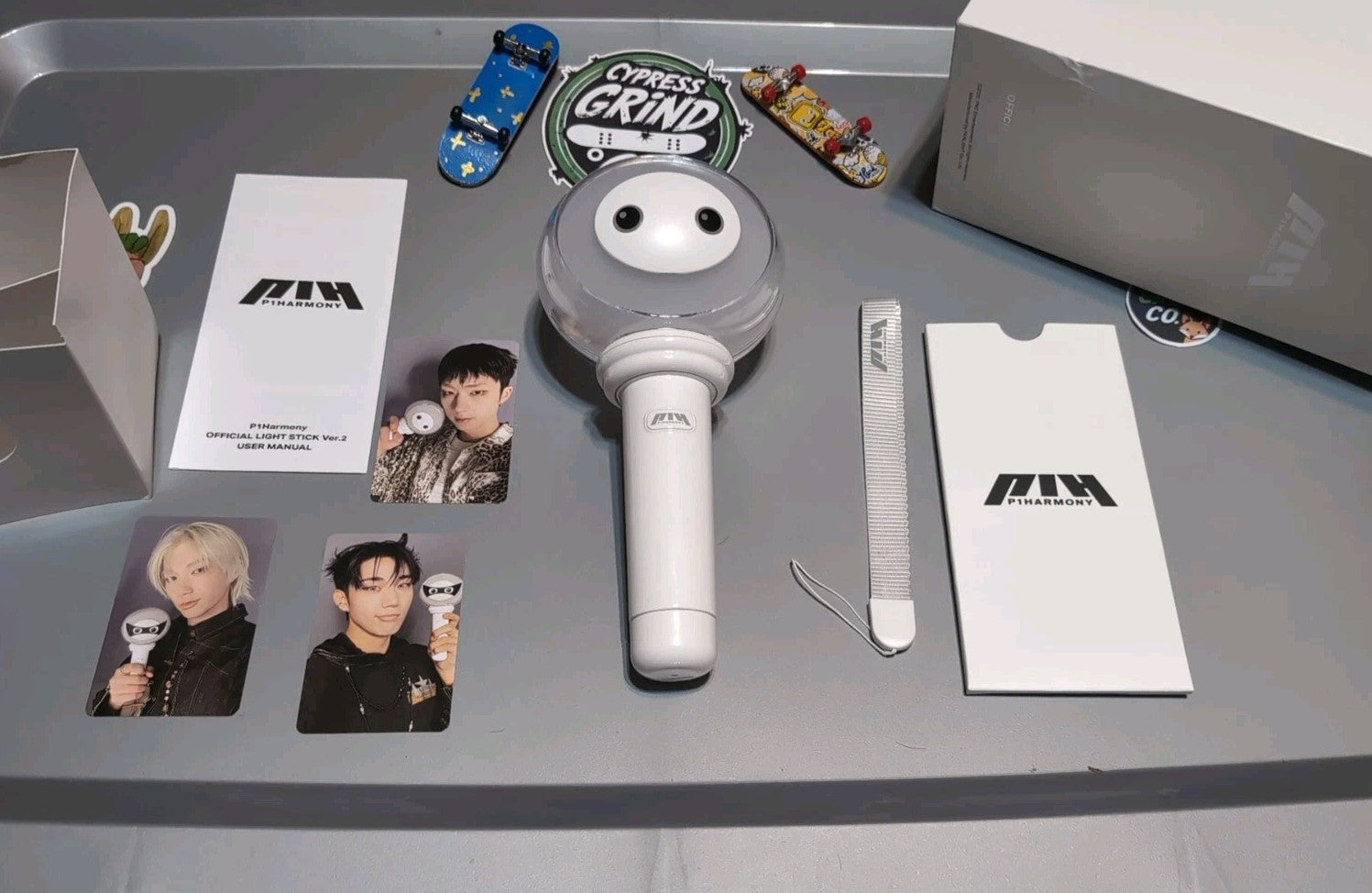 P1Harmony Lightstick Ver 2 Official Sayzer P1H Light Stick with Photocards