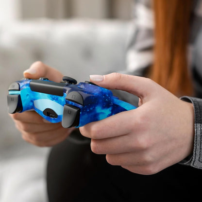 2 Pack Wireless Controllers for PS4/Pro/Slim/PC – Pink & Blue Dual Set