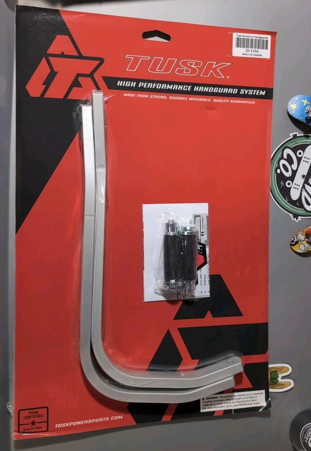 Tusk D-Flex Handguards Black MX Shields | Aluminum Wrap | Fits 7/8" Bars