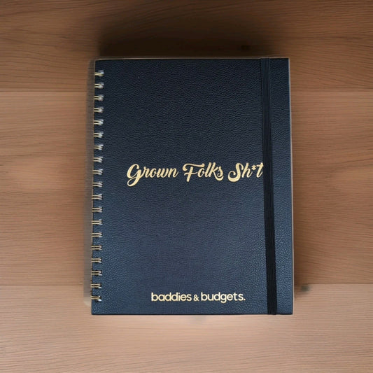 Funny Budget Savings Planner – Adulting w/ Less Crying - Baddies & Budjets NEW