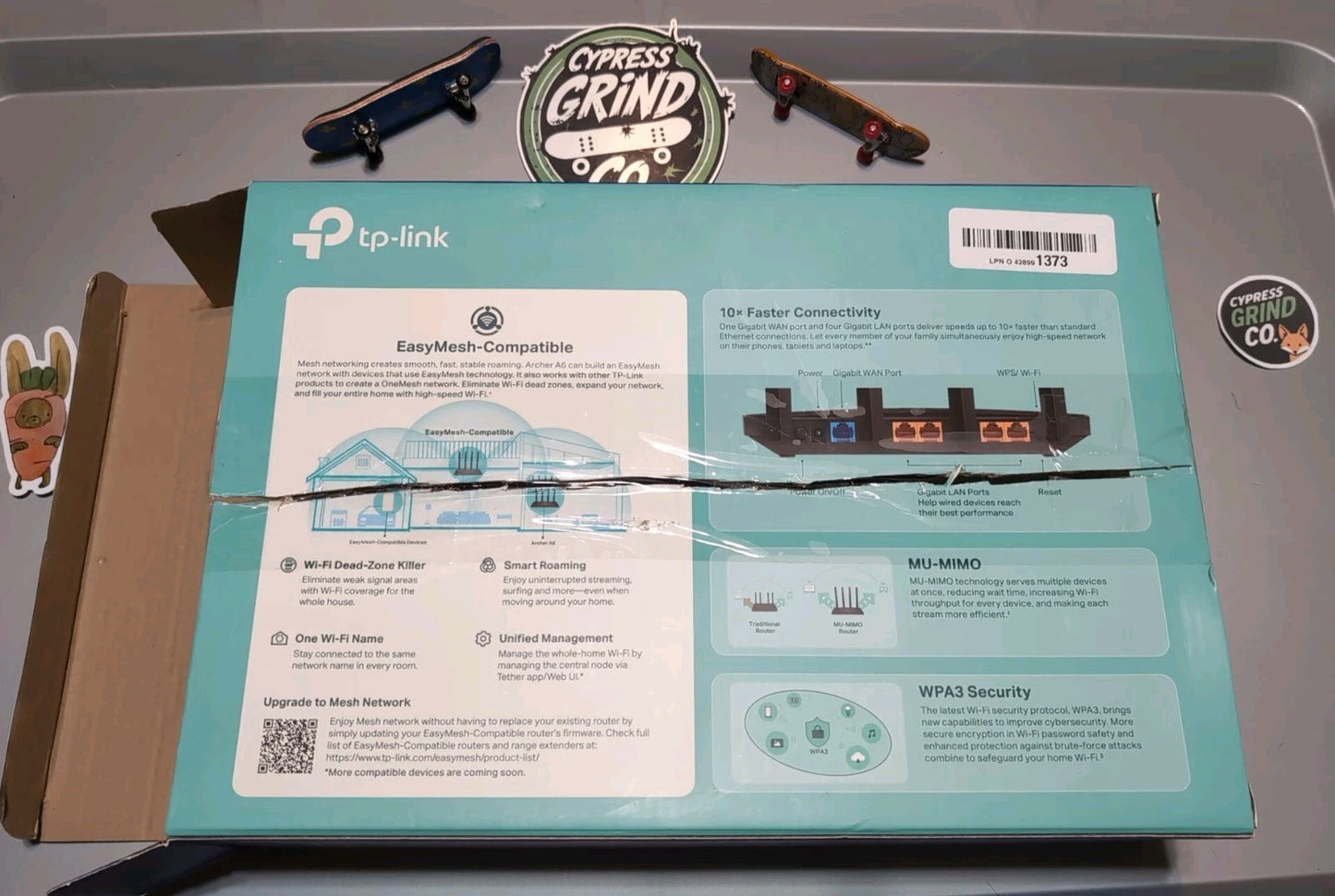 AC1200 Gigabit WiFi Router Dual Band with Four Antennas for High Speed Internet