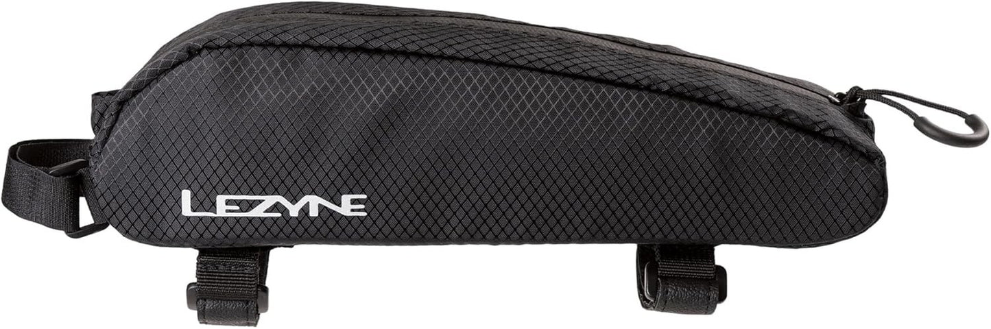 Lezyne Energy Caddy Top Tube Bag 0.7L Water-Resistant Bike Storage Black