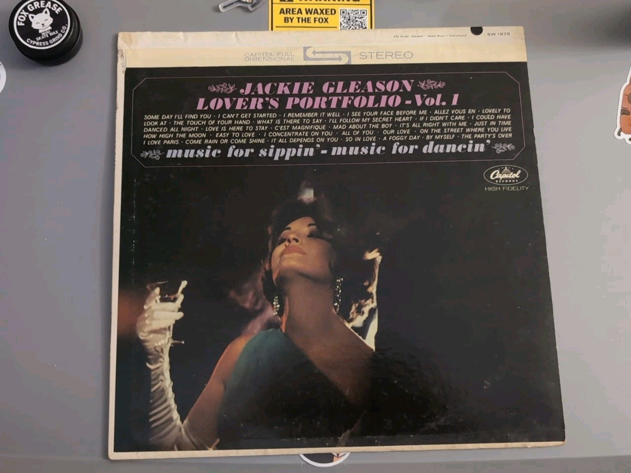 VINYL RECORD LP JACKIE GLEASON LOVER'S PORTFOLIO - VOL. 1 CAPITAL RECORDS SW1979