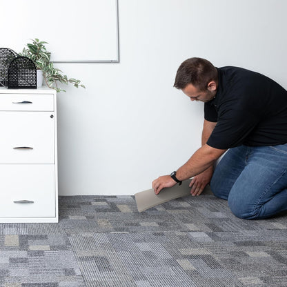 4" x 120' Vinyl Cove Wall Base Trim Roll – Aircraft Carrier Gray PVC Molding