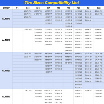 Auto Tightening Snow Tire Chains 1-Min Quick Fit Emergency Traction Set of 2