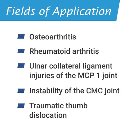Actimove Rhizo Forte Thumb Orthosis Small Right Hand Black Brace Arthritis Suppo