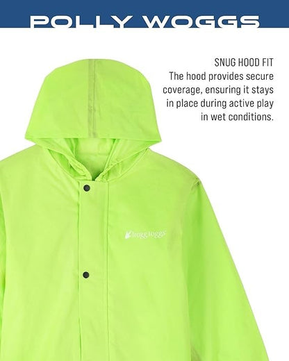 FROGG TOGGS Youth Polly Woggs Waterproof Rain Suit – Small Jacket & Pants