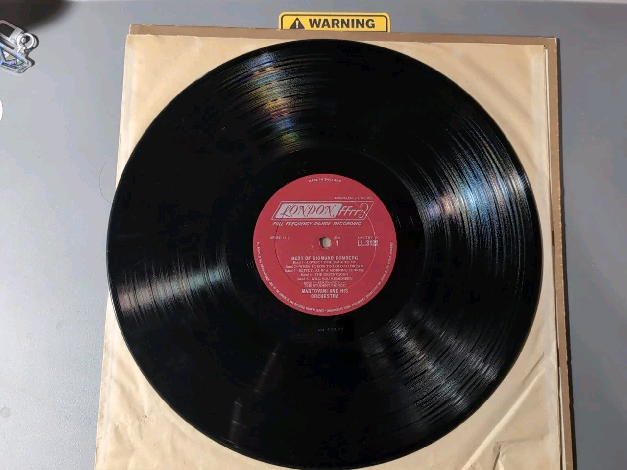 Mantovani: The Music Of Victor Herbert And Sigmund Romberg  12"   33 RPM   LP