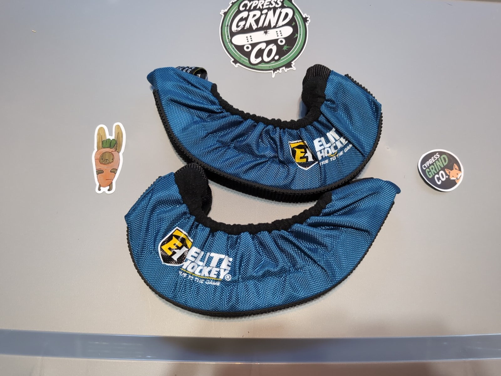 Elite Hockey Pro Skate Guards Blue Large (6-10) Extreme Walking Blade Covers