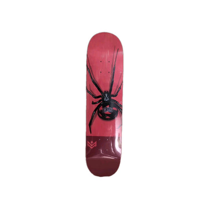 Mini Logo Poison 16 7.5" Skateboard Deck Black Widow – Free Wax + Grip