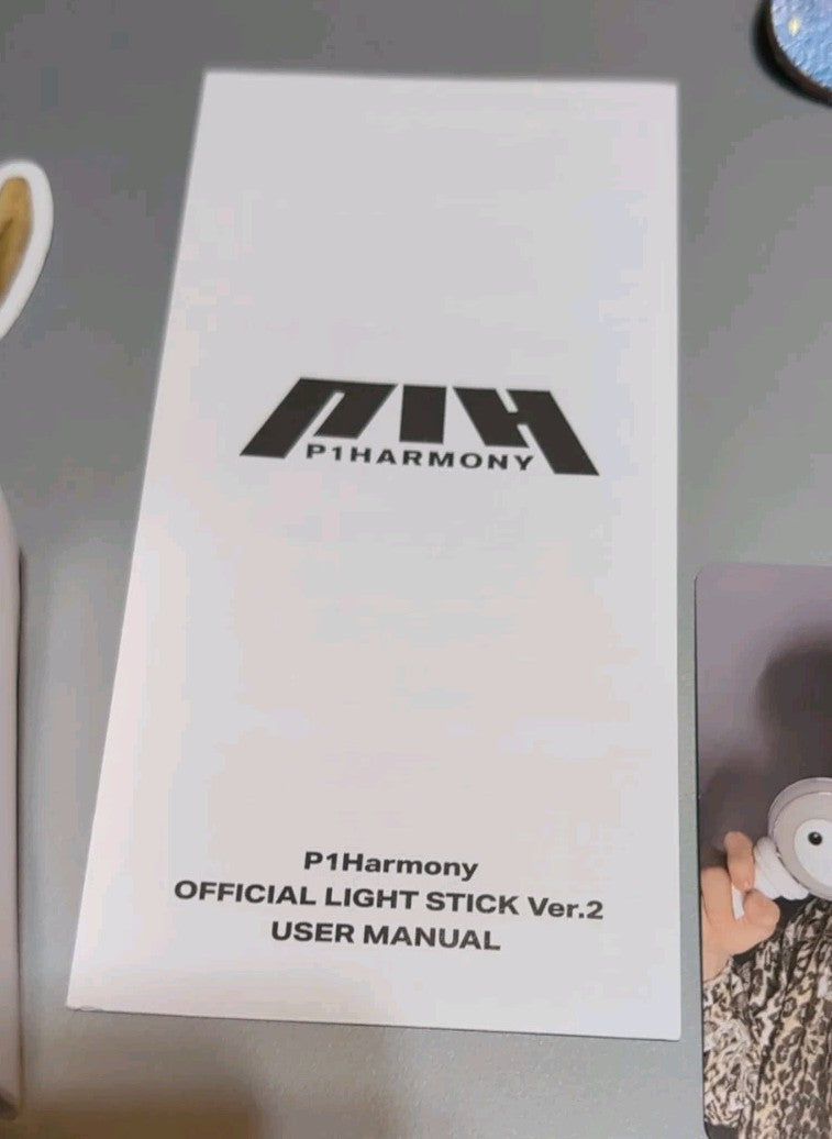 P1Harmony Lightstick Ver 2 Official Sayzer P1H Light Stick with Photocards