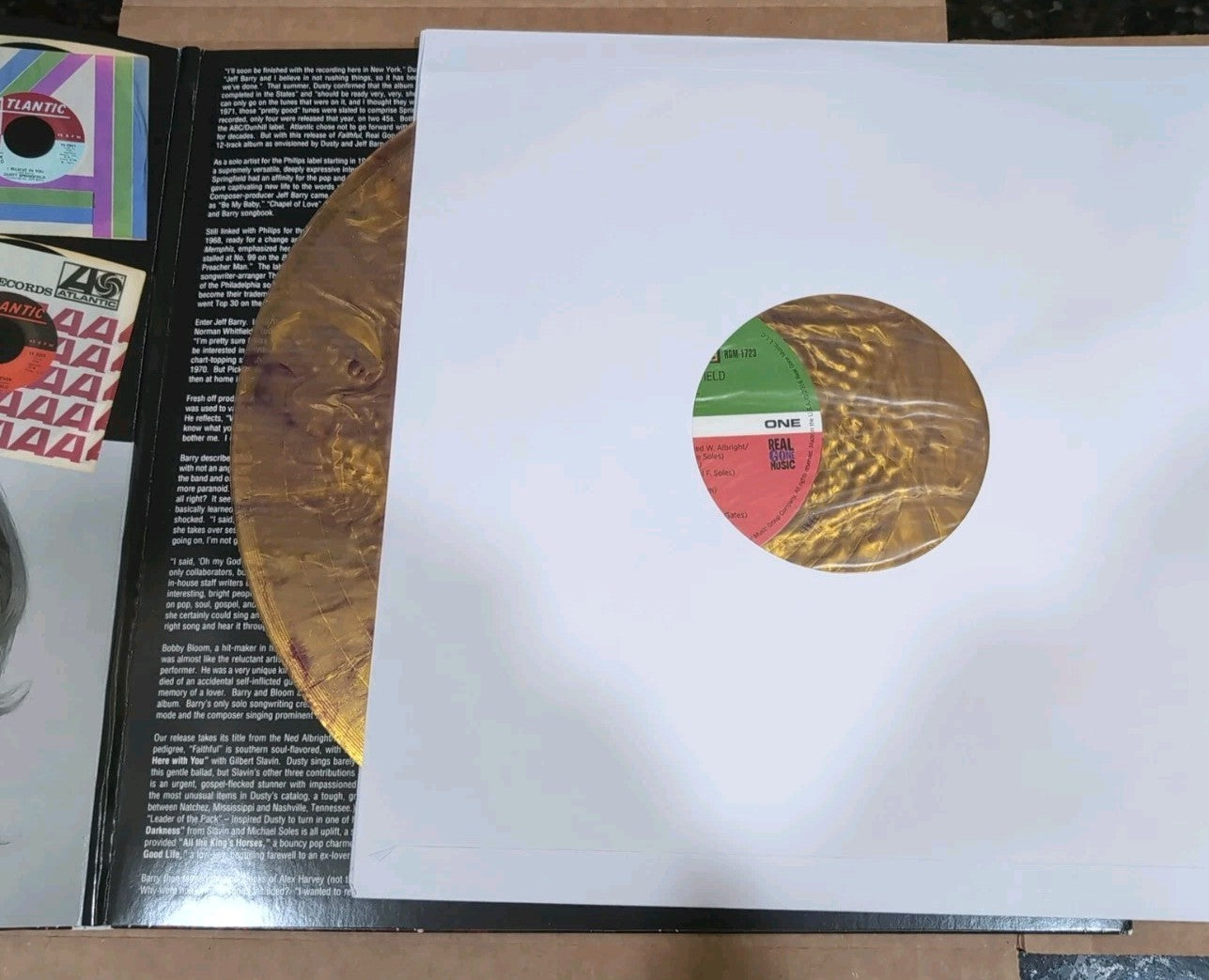DUSTY SPRINGFIELD - FAITHFULL METALLIC GOLD  PUR - Open Box