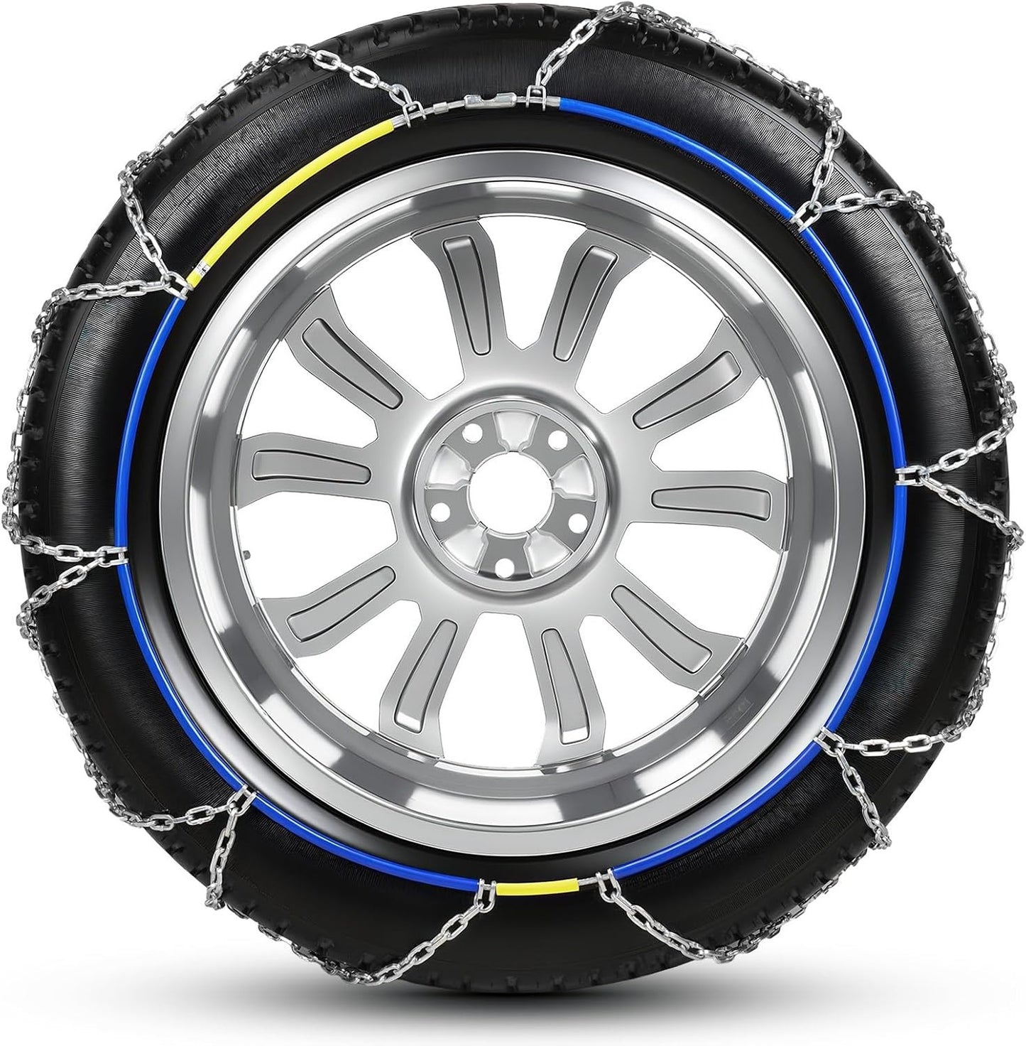 Auto-Trac Snow Tire Chains HKN150 | Auto-Adjusting | SUV & Truck | Set of 2