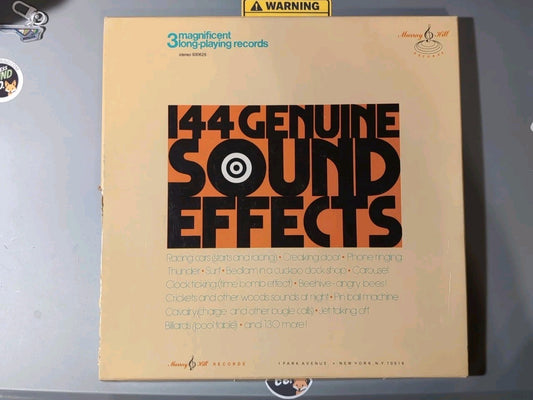 144 GENUINE SOUND EFFECTS 3 LP BOX SET Murray Hill 930625