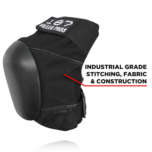 187 Killer Pads Pro Knee Pad – Medium – Black/Black – Single (New Other)