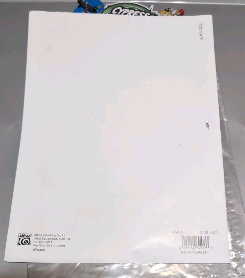 Duet for Viola and Cello by Beethoven Kalmus Edition Sheet Music