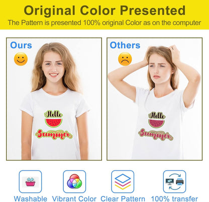 13" x 328 ft DTF Transfer Film Roll Double Matte PET Paper for Direct to Film