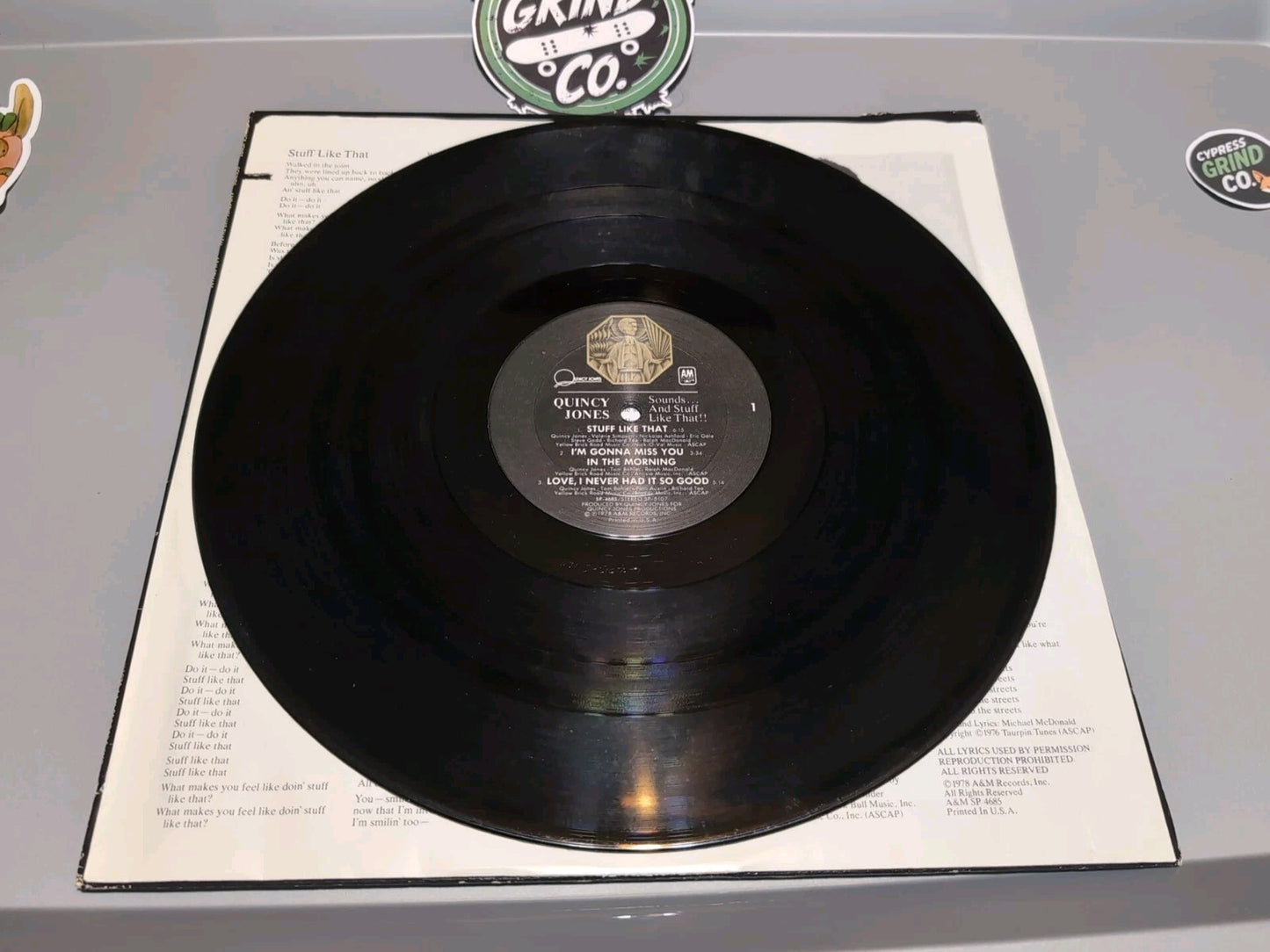 QUINCY JONES - SOUNDS... And Stuff Like That 1978- VINYL LP