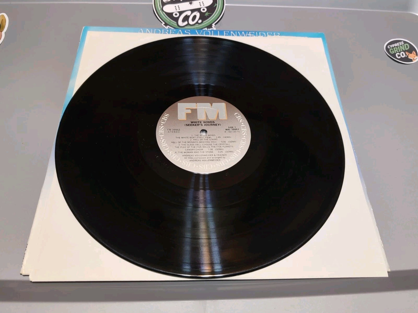 Andrea Vollenweider- White Winds 1984 FM-39963 Vinyl 12'' Vintage