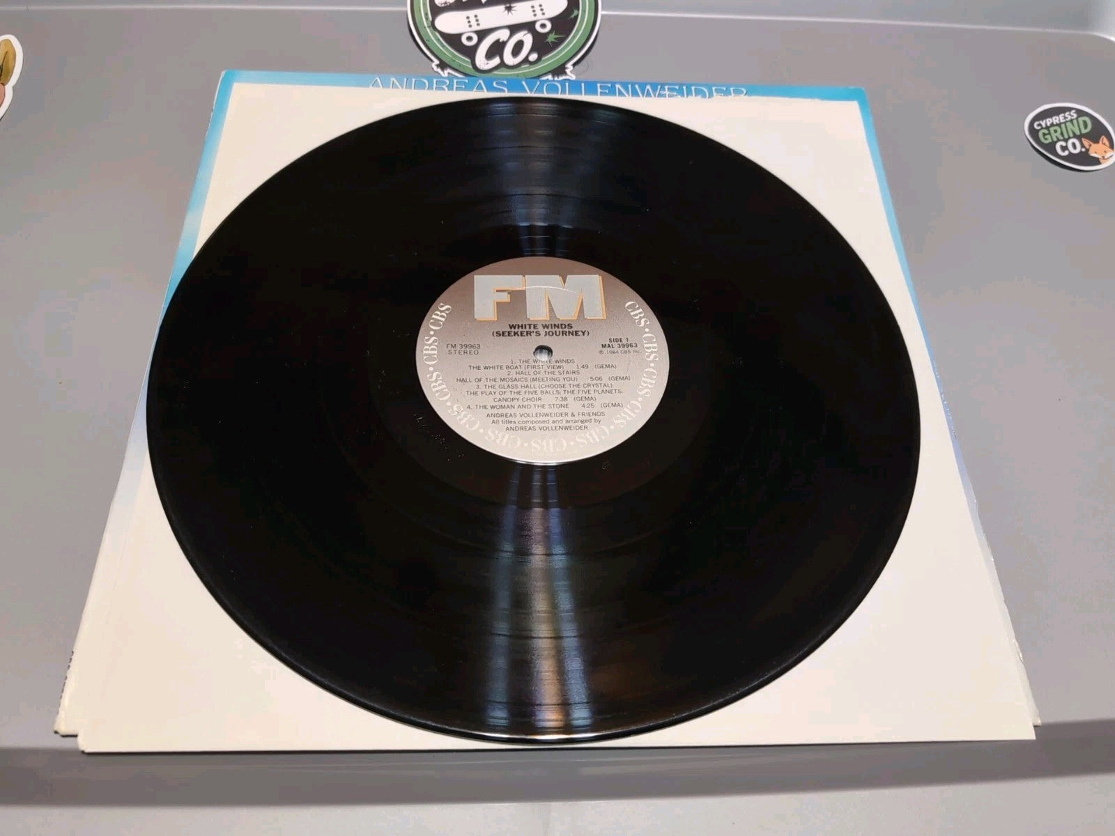 Andrea Vollenweider- White Winds 1984 FM-39963 Vinyl 12'' Vintage